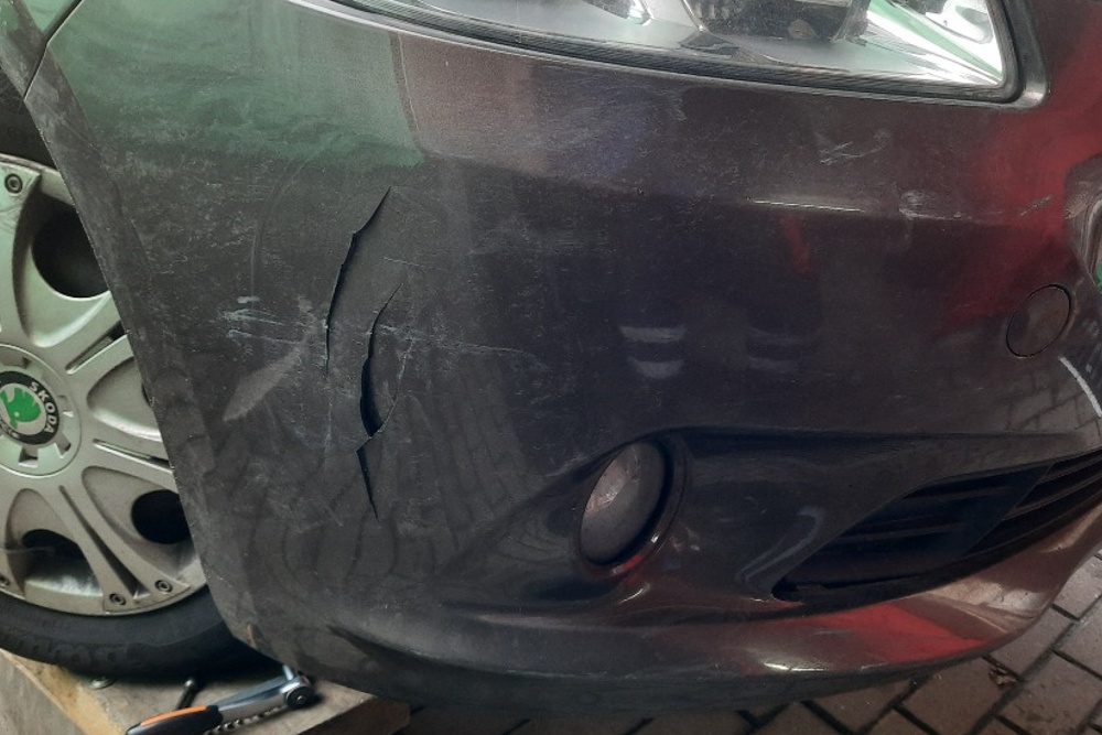 Photo gallery, repair of Peugeot 301 bumper