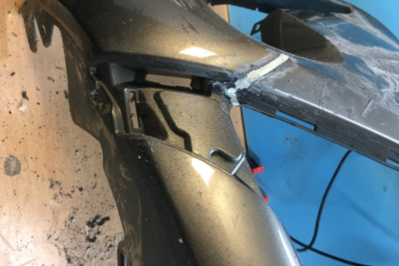 Toyota bumper crack repair