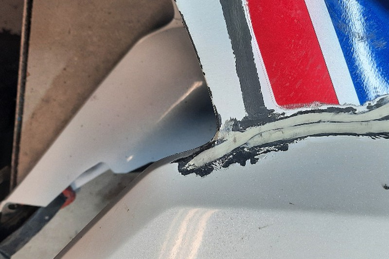 Honda fender repair