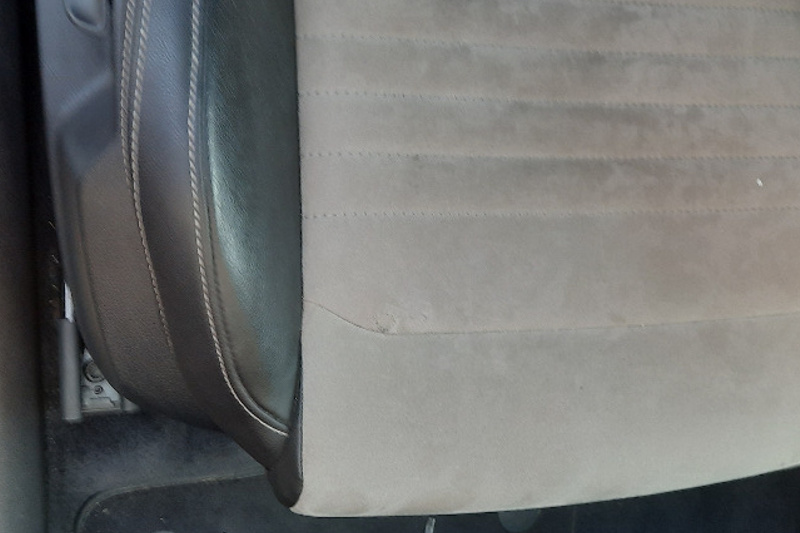 Repair of burnt seat