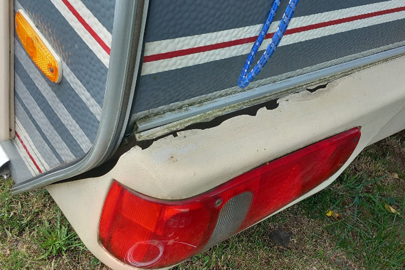 Photo gallery, Motorhome - rear bumper repair
