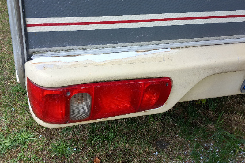 Motorhome - rear bumper repair