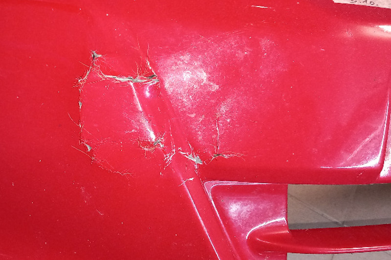 Quick repair of a damaged bumper