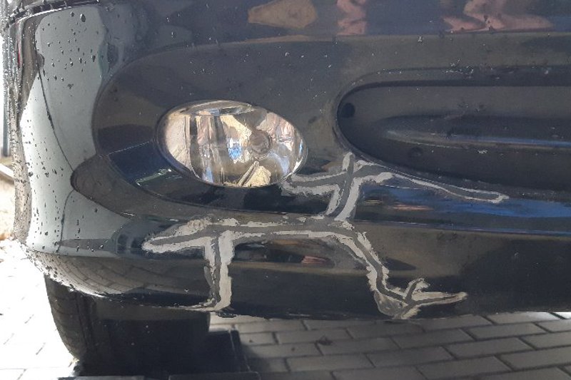 Oprava nárazníku Mercedes-Benz CLK